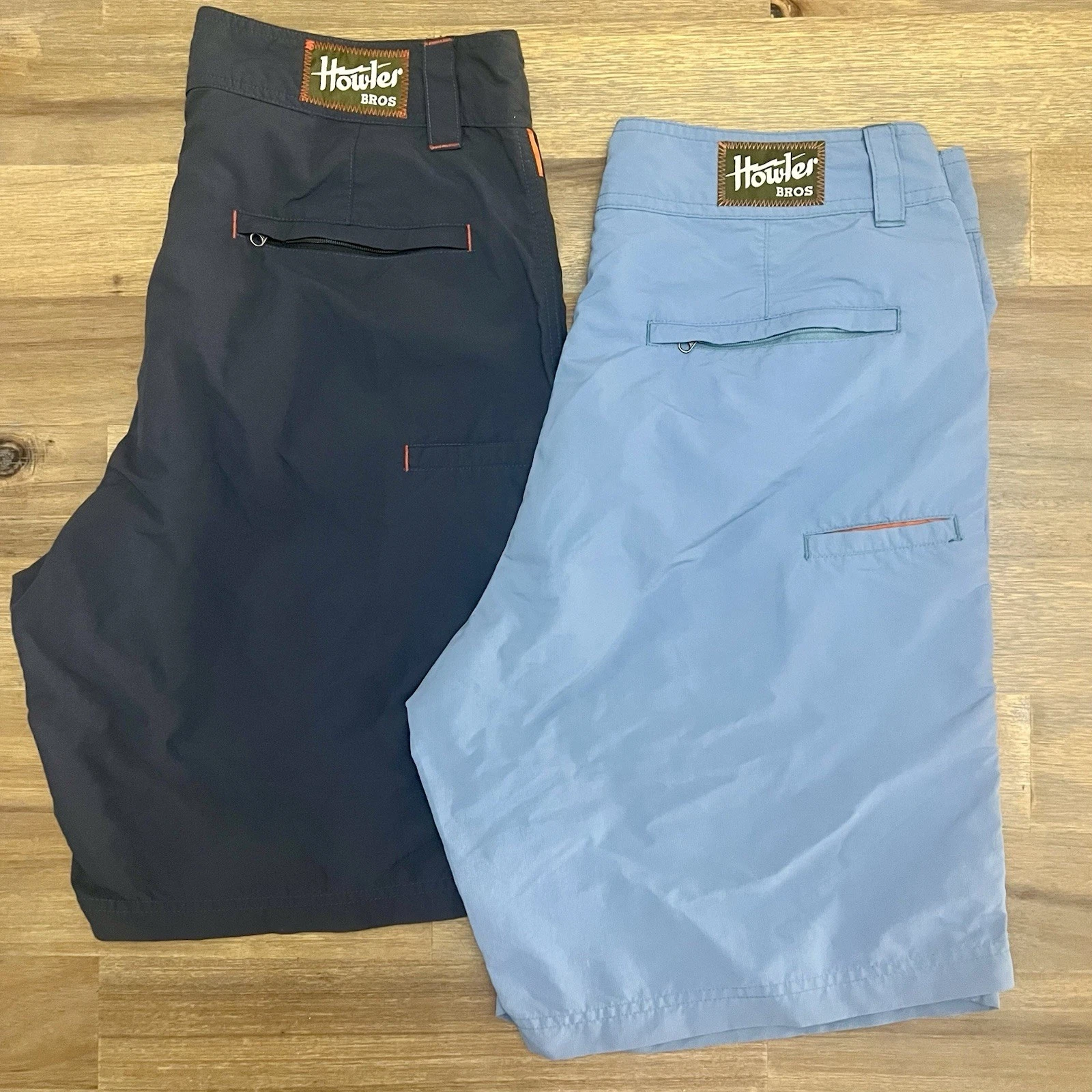 2x Howler Bros Horizon Hybrid Shorts Men’s 32 Light And Dark Blue 9" Inseam Swim
