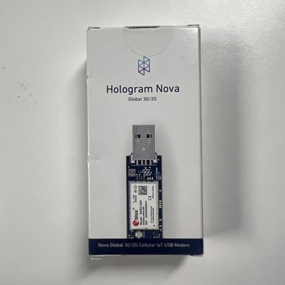 Brand new Hologram Nova Global IoT Cellular USB Modem - NOVA-U201 Global 3G/2G