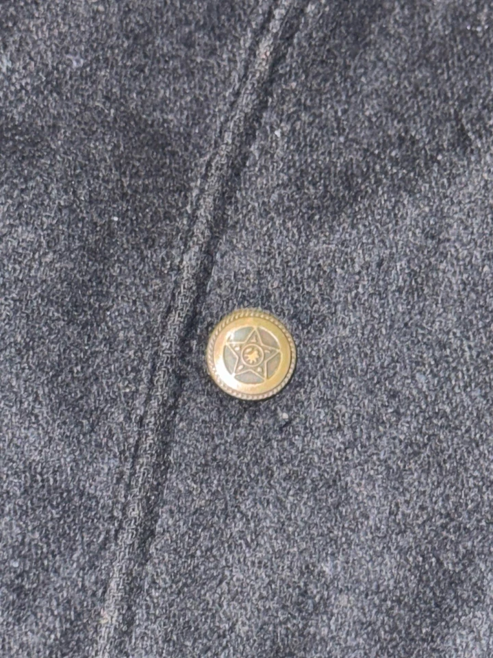 Chaqueta de bombardero Chrysler talla mediana para hombre azul y negra 2004 Foto 2 de 4