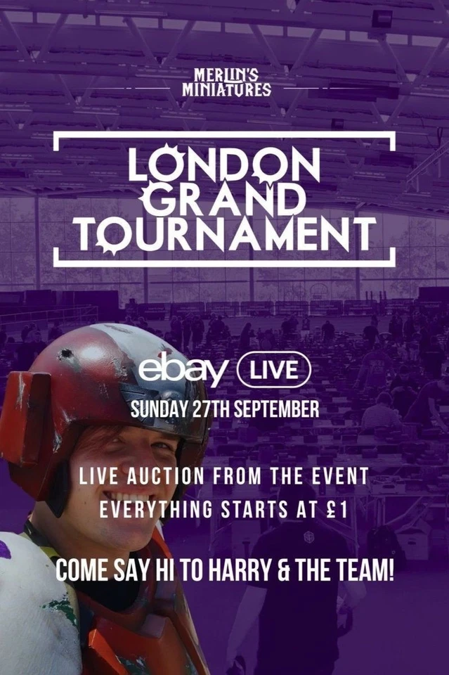 (3) LIVE from London GT! Merlin's Warhammer Auction – All £1 Starts