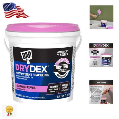 Professional Dry Time Indicator Spackling - 128 oz Pink/White Repairs Made Easy