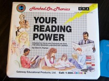 Hooked On Phonics Your Reading Power Book Cassettes 1992 Booklet School