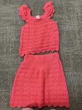 Crocheted Top And Skirt