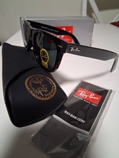 Ray-Ban Men s Square Sunglasses Black Plastic Frame Gray Tinted Plastic Lens