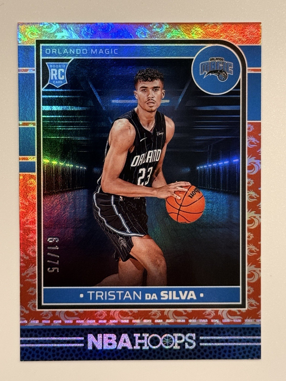 2024-25 Panini Nba Hoops - Rookies Tristan da Silva #248 Dragon Year /75 (RC)