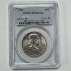 1956 Franklin Half Dollar PCGS MS66FBL Full Bell Lines Silver 50C