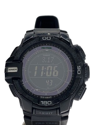 PROTREK PRG-270 Quartz Digital Watch Black Excellent JAPAN