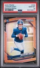 2025 Panini Prizm #332 Jaxson Dart Pigskin Prizm /180 Rookie PSA 10 GEM MINT