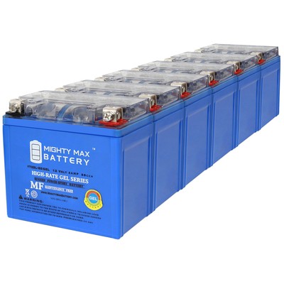 Mighty Max YTX5L-BSGEL 12V, 4Ah, GEL, Replaces Yamaha 50 YFZ50 17-24 - 6 Pack