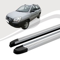 Trittbretter Passend FüR Kia Sportage Ab Baujahr 09/2004-12/2010 Maja Silber Mit