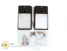 2-Pack Home Zone Security LED Wall Light Pack 5000K 1300 Lumens 