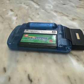 WonderSwan Clear Blue Console With Game Cartridge Sw-001