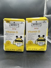 1-Pk Zarbee's Vitamin D Drops for Infants 0 400 IU 10mcg Liquid Exp 11/2026