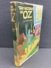The New Wizard of Oz by Frank Baum- Junior Deluxe Edition-1944 Dust Jacket