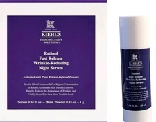 KIEHL'S Fast Release Wrinkle Reducing Retinol Night Serum 0.3% New in Box