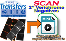 2" Verichrome Medium Format Negative Scanning SERVICE to Digital JPEG