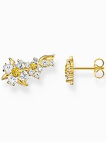 Thomas Sabo H2324-414-4 Ohrstecker Blume Vergoldet Damen