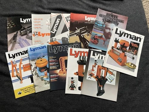 Reloading LOT Lyman Catalogs Reloaders 1970s-80s - product listing photo