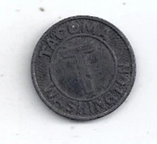 Tacoma T-Tacoma, Washington Transit Token  WA 880 D