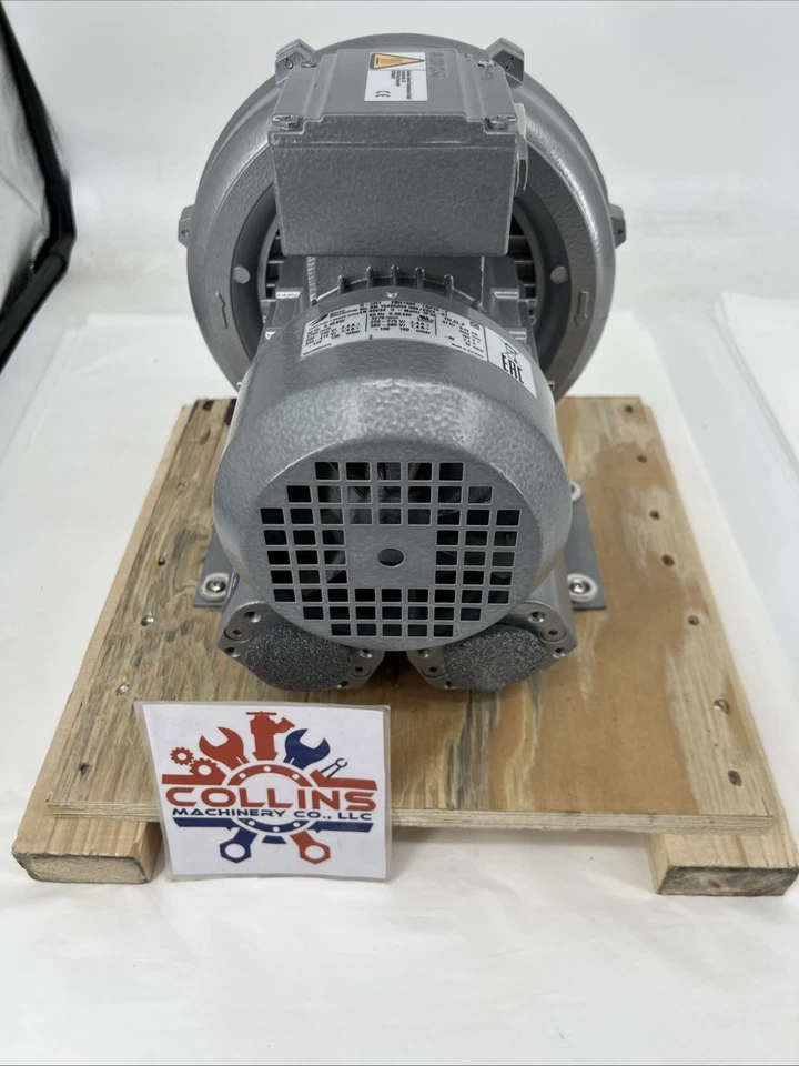 Elmo Rietschle G-BH1 2BH1300-1AH16-Z Side Channel Blower w Motor 1-1/2 HP - Image 4 of 4