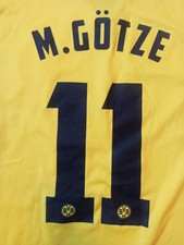 Kappa Mario Götze BVB Borussia Dortmund Trikot 2011/2012 UCL gelb Sz. S/M
