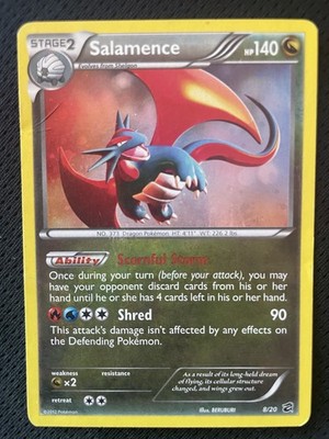 Salamence (Cosmos Holo) 8/20 Dragon Vault MP Condition