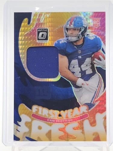 2025 Donruss Optic Cam Skattebo Blue Hyper (RAW)