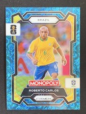 Roberto Carlos 2026 Monopoly Prizm Fifa World Cup Four Corners Blue Wave #17 -1n
