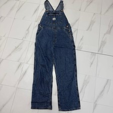 Lee Vintage RIVETED Denim Overalls Workwear Free Used JAPAN