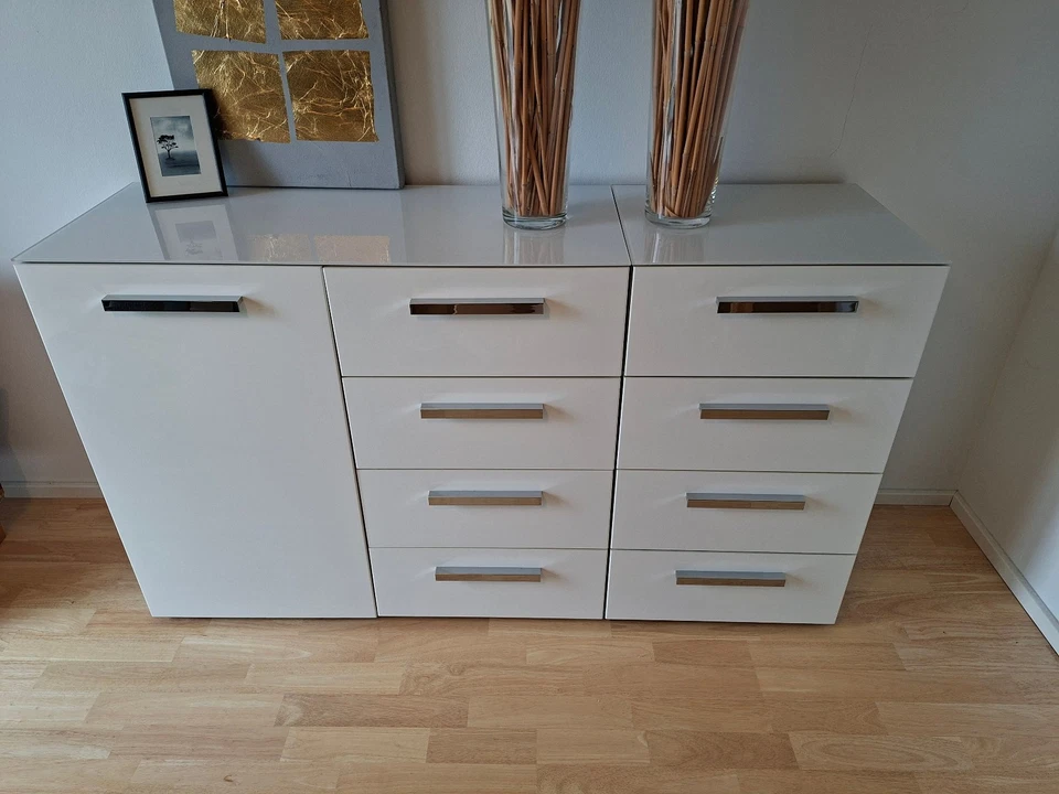 Kommode Hochglanz Weiß - RAUCH Futur