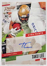 2021 Panini Chronicles Draft #PS-TLE Taku Lee Prestige Auto Signatures