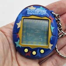 Tamagotchi Connection Version 2 TF Stars Blue 2004 Digital Pet Game RARE