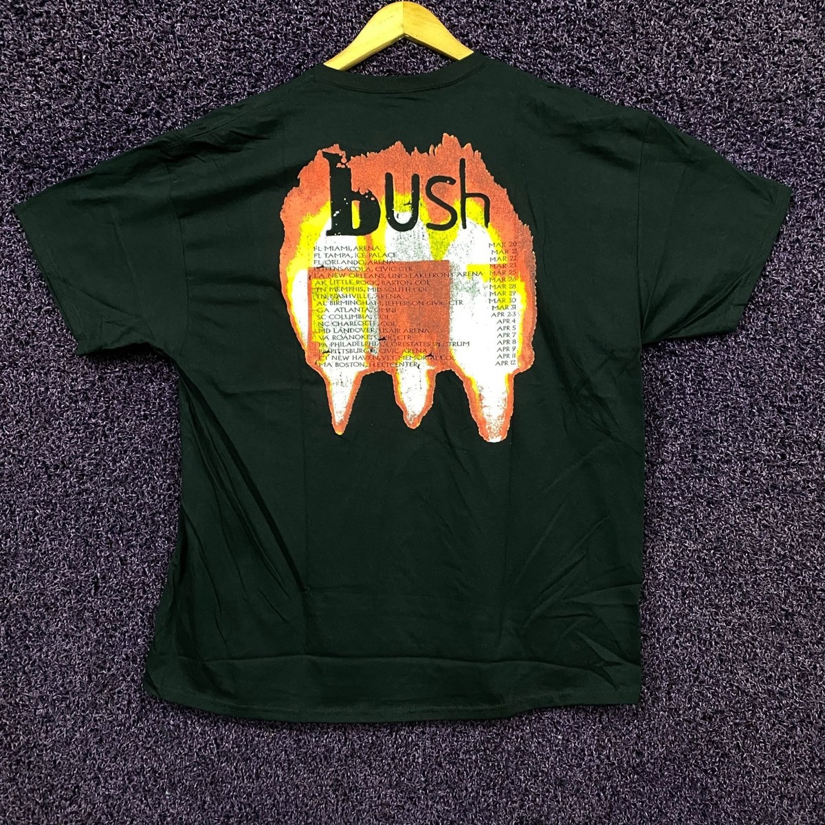 Bush Razorblade Suitcase 1997 Tour T-Shirt Size 2XL | eBay