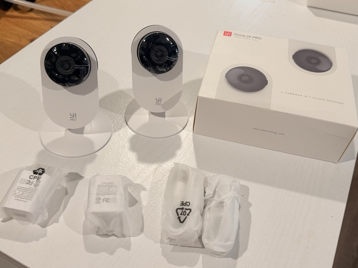 YI 1080p Wi-Fi Wireless IP Security Dome Camera 2Pcs