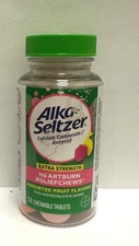 ALKA-SELTZER Extra Strength Heartburn Reliefchews 32 ct  exp. 11/2025