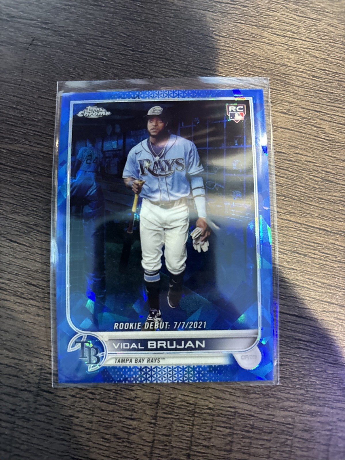 2022 Topps Chrome Update Series Sapphire Edition- Debut Vidal Brujan #US249 (RC)