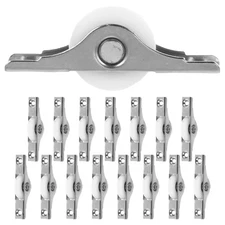 16 Pcs Closet Door Wheels Replacement Wardrobe Sliding Furniture Roller