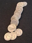 Picker's Delight Roll of Mixed Date $5 FV 90% Silver Mercury Dimes CIRC #MF-0797
