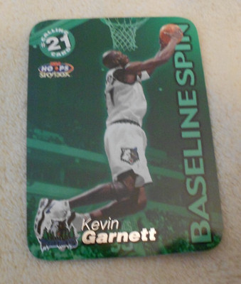 Kevin Garnett 1999-00 Skybox Hoops BASELINE SPIN Calling Card #2CC Timberwolves