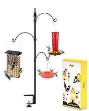 Bird Feeder Hook for Deck Railing Outside Hanging for Hummingbird Feeders Hanger