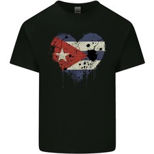 Casual Classics Camiseta CR1500 Negra Algodón Cuello Redondo Manga Corta