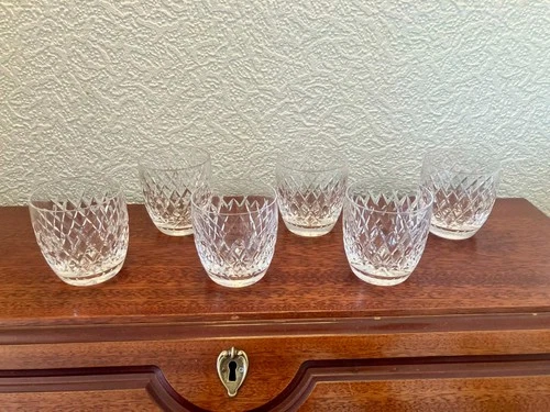 Vintage Waterford Crystal Whiskey Glasses - Set of 6 (Donegal Suite)
