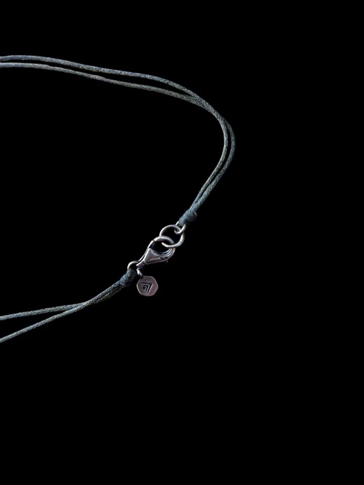 Collar de cabaret francés Silpada de plata de ley rosa con perlas de piedra de jabón N2190  Foto 3 de 3