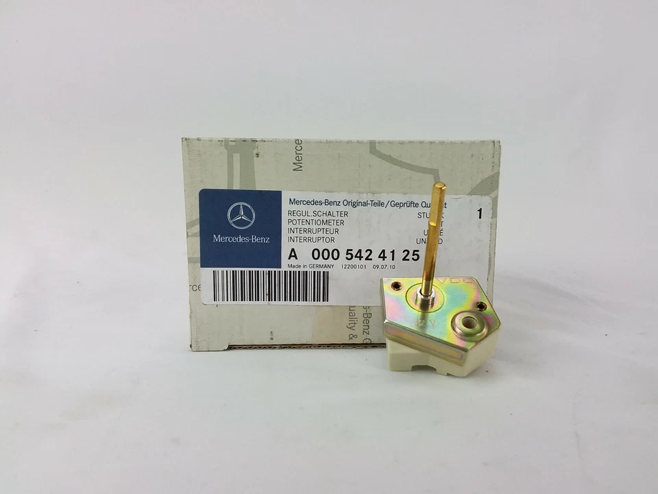 Reostato/potenciómetro Mercedes para interruptor de atenuación de panel de instrumentos nuevo OEM W107 Foto 3 de 4