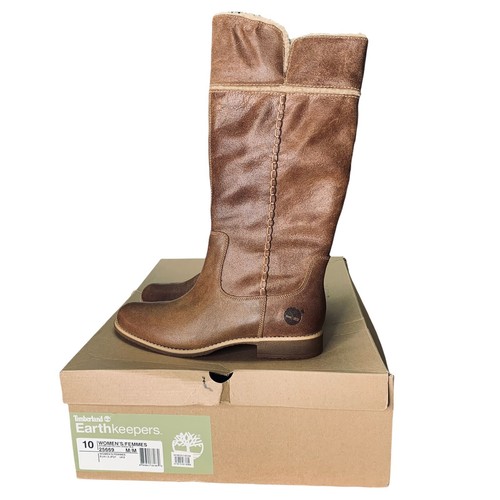 Timberland Shoreham Earthkeepers Shearling Fold Down Boots Womens 10 US NIB $290 - Picture 2 of 16