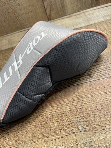 Top Flight Driver Head Cover Peach And Grey Great Condition - Picture 8 of 8