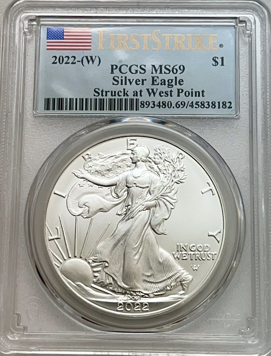 2022-W American Silver Eagle First Strike PCGS MS 69 | eBay