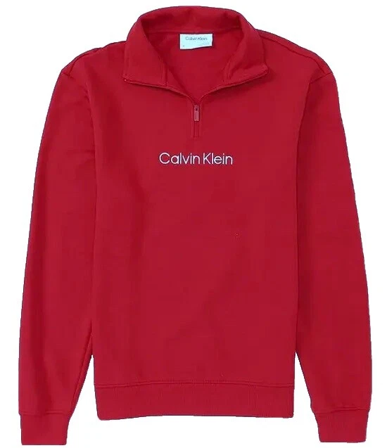 Calvin Klein Solid Cotton Hoodies & Sweatshirts for Men
