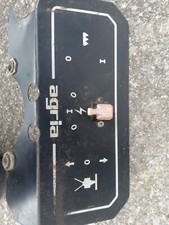 Agria 300 Ersatzteil, Blechschild mit Schalter zum Anlassen oder Ausschalten