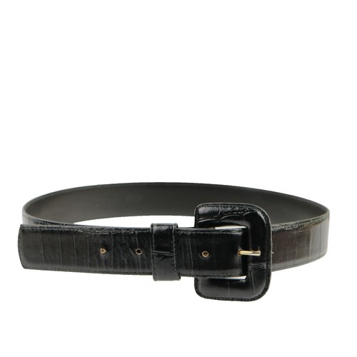 Cipriani Vintage Italian Alligator Calfskin Belt 1980s S M  display picture 3